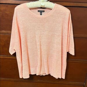 Eileen Fisher Women's Coral Short Sleeve Top